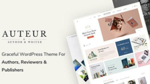 Auteur-–-WordPress-Theme-for-Authors-and-Publishers-Nulled-300x169