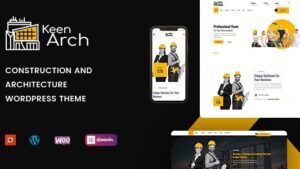 Keenarch-–-Building-Construction-WordPress-Theme-Nulled-300x169
